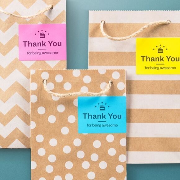 NWT New 300 Avery Rectangular Labels w/Sure Feed Bright Colors 4331, 2" x 2 5/8" - Picture 7 of 16